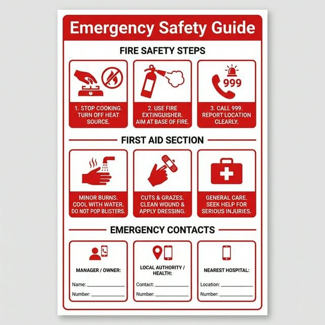 জরুরী সেফটি কার্ড